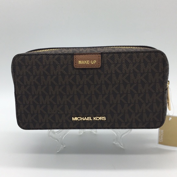 Michael Kors Jet Set Travel LG DBL ZIP TRV POUCH - Picture 4 of 10